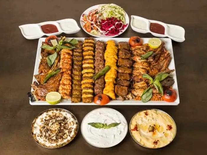Grilled Dish Served in Bakur Grill House in Oldham 